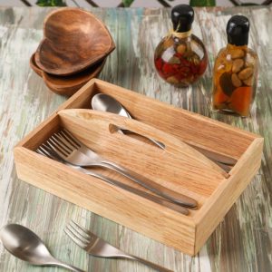 جا قاشقی 2 خانه دسته دار