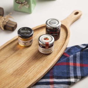 تخته سرو ماهی دسته دار کوچک