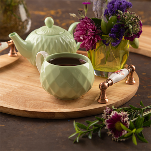 سينی گرد پذيرايی دسته کابينتی