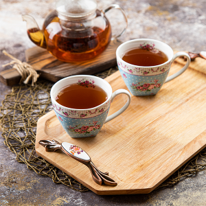 سينی مستطيل بزرگ دسته فلزی