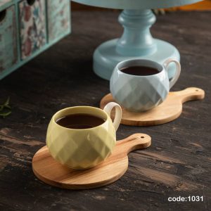 زیر لیوانی گرد دسته دار  #code1031